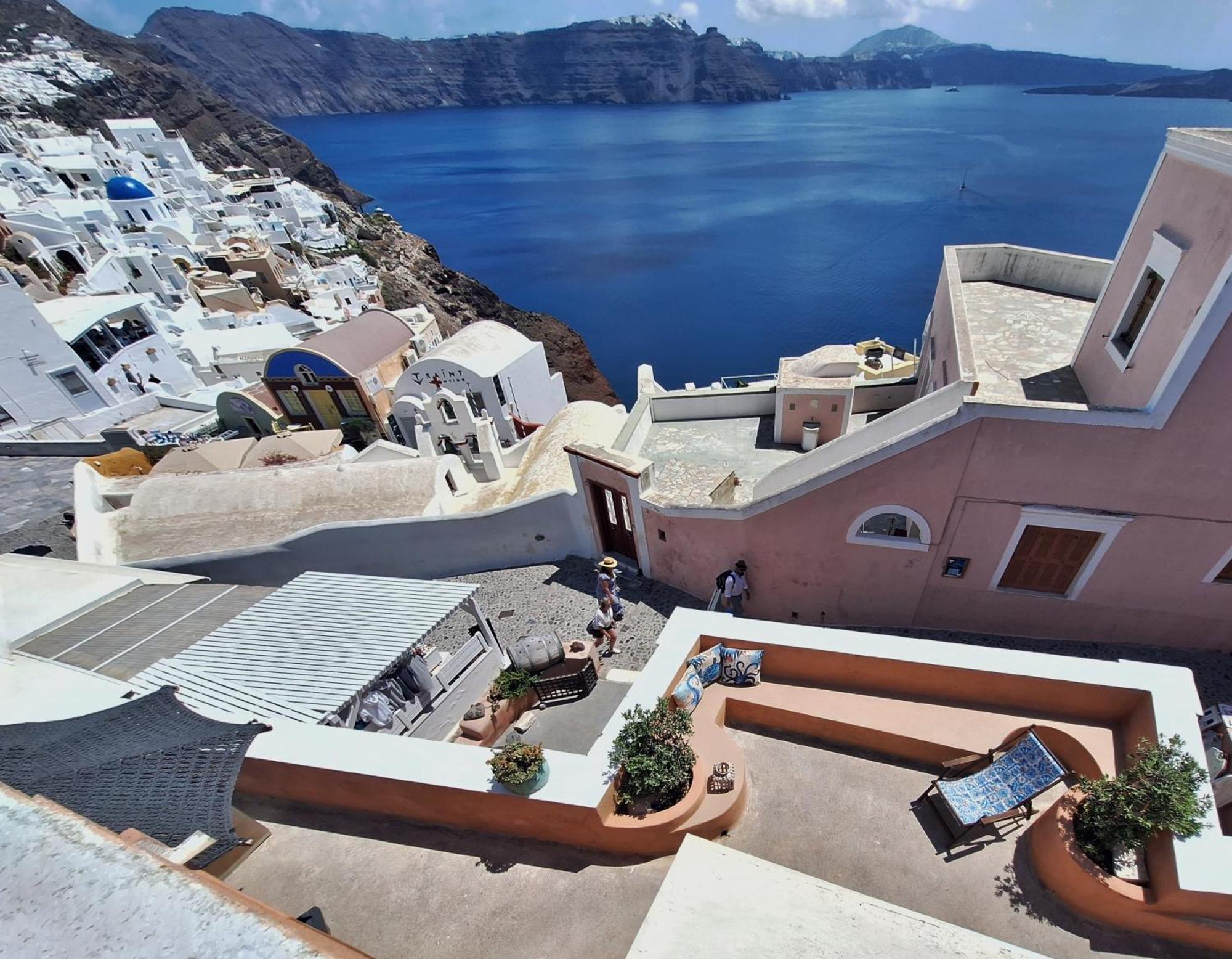 Villa Oasis Oia With Caldera View Bagian luar foto