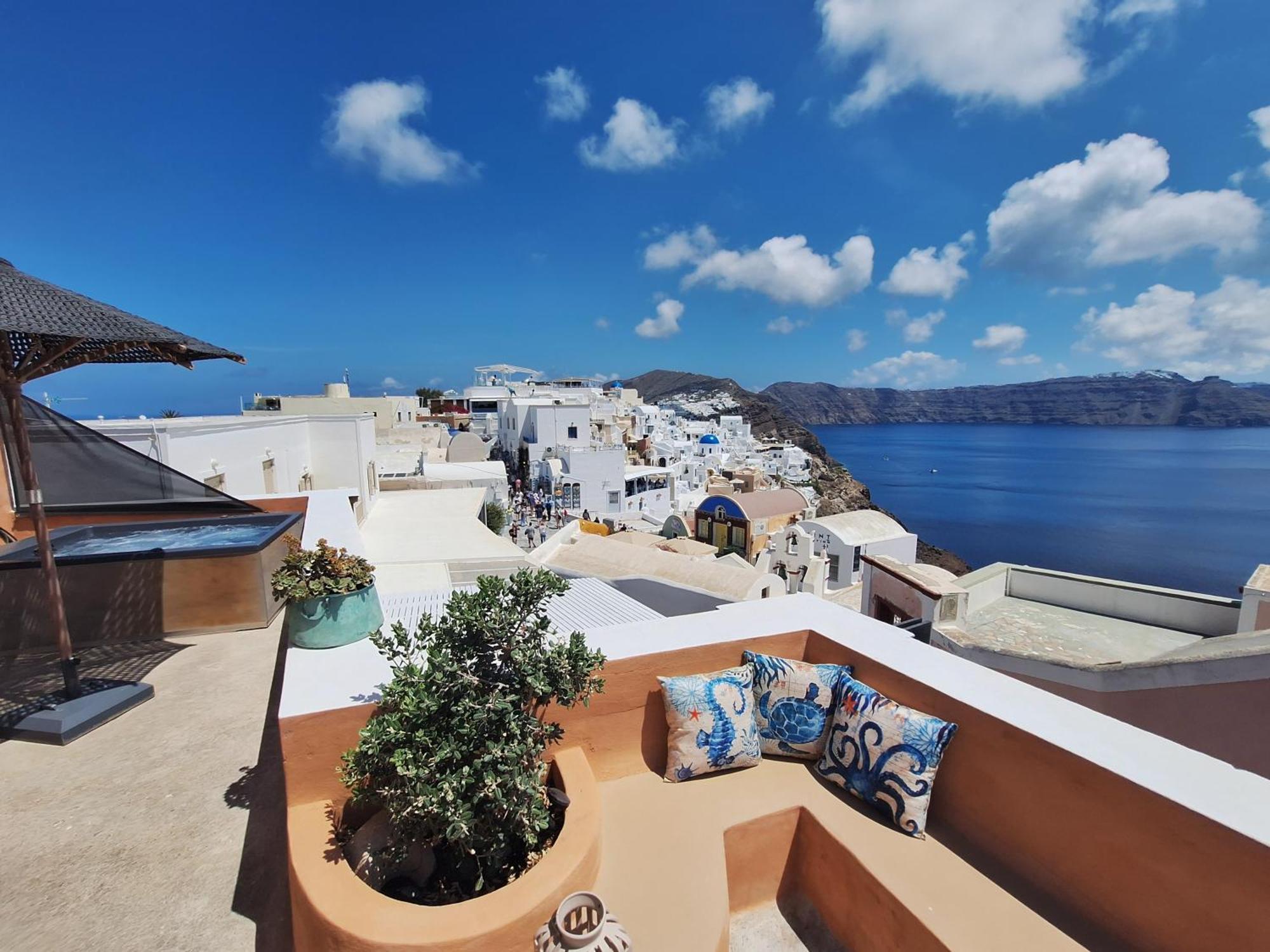 Villa Oasis Oia With Caldera View Bagian luar foto